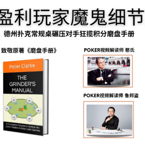 盈利玩家魔鬼细节:德州扑克磨盘手册 ——从新手到职业玩家的终极指南