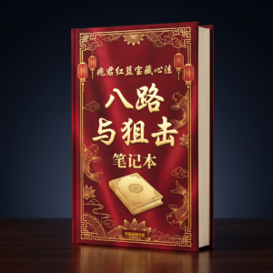 《兆君红蓝宝藏心法：八路与狙击笔记本》电子书、纸质笔记本，妥妥的一部戒赌百家乐文创产品