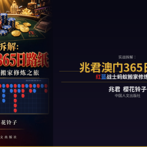 《实战拆解：兆君澳门365日路纸》红蓝战士蚂蚁搬家修炼之旅 600页翻页书全本